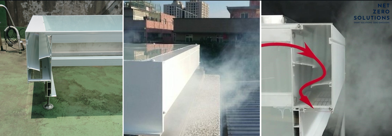 Tản nhiệt và thông gió tự nhiên giếng trời thông minh